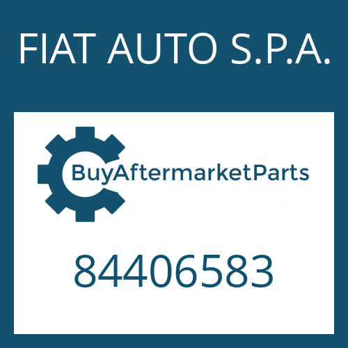 84406583 FIAT AUTO S.P.A. SUPPORT RING