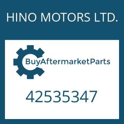 42535347 HINO MOTORS LTD. CONTROL HOUSING