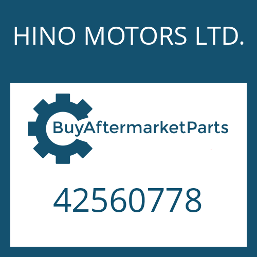 42560778 HINO MOTORS LTD. PISTON