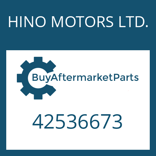 42536673 HINO MOTORS LTD. CYLINDRICAL PIN