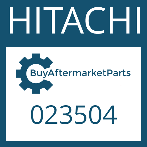 023504 HITACHI WASHER