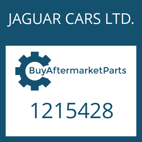 JAGUAR CARS LTD. 1215428 - BEARING SET for Heavy Equipment