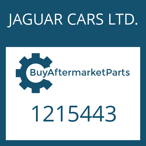 1215443 JAGUAR CARS LTD. RETAINING RING