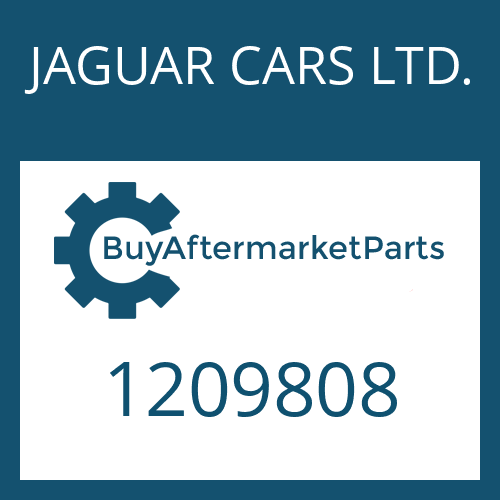 1209808 JAGUAR CARS LTD. BEARING SET