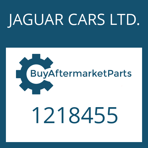 JAGUAR CARS LTD. 1218455 - LOCKING WASHER for Heavy Equipment