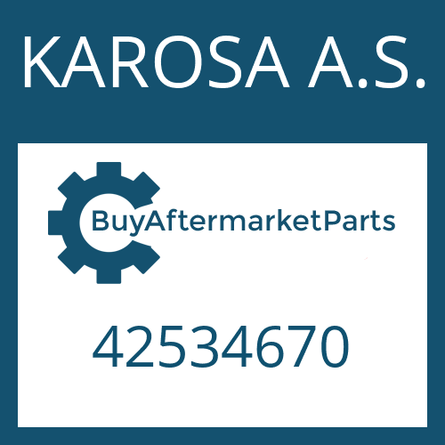 42534670 KAROSA A.S. GASKET