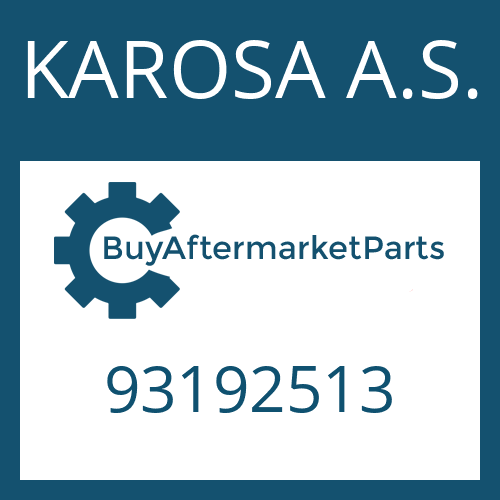 93192513 KAROSA A.S. GASKET