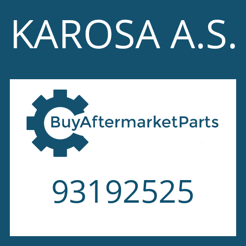 93192525 KAROSA A.S. DETENT PART