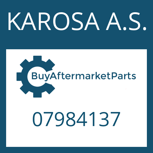 07984137 KAROSA A.S. NEEDLE CAGE