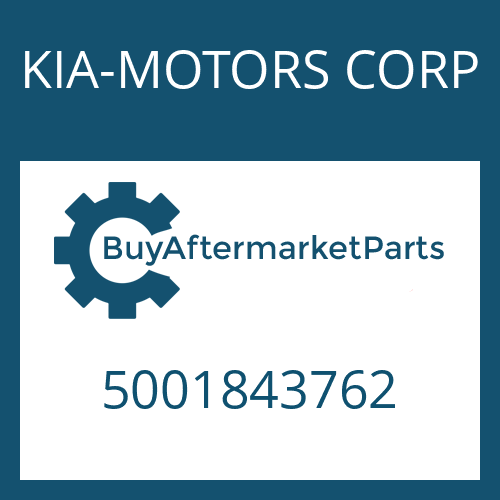 5001843762 KIA-MOTORS CORP BUSH