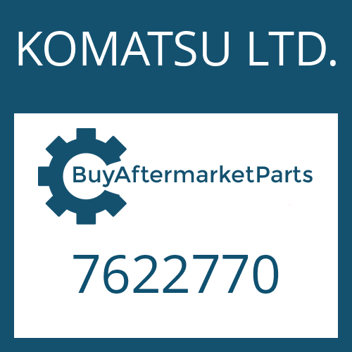 7622770 KOMATSU LTD. DIFF.CASE