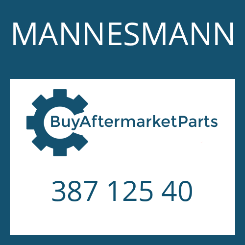 387 125 40 MANNESMANN FILLER TUBE