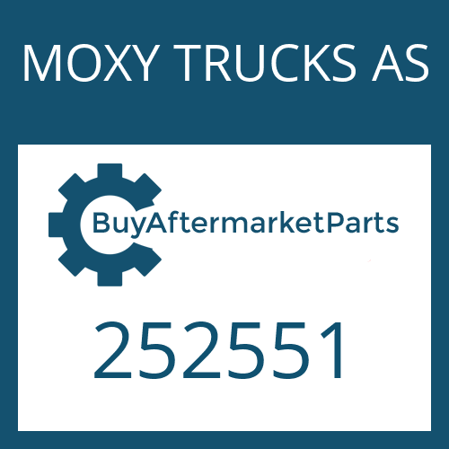 252551 MOXY TRUCKS AS SEALING CAP