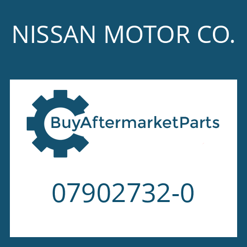 07902732-0 NISSAN MOTOR CO. GASKET