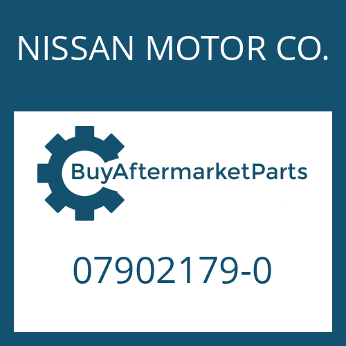 07902179-0 NISSAN MOTOR CO. WASHER