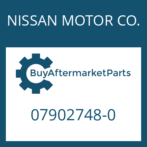 07902748-0 NISSAN MOTOR CO. HELICAL GEAR