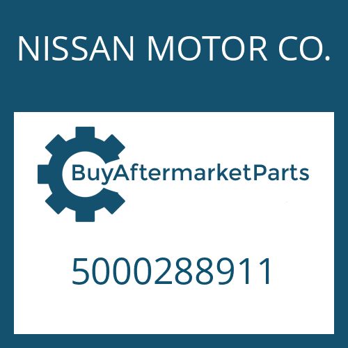 5000288911 NISSAN MOTOR CO. GASKET