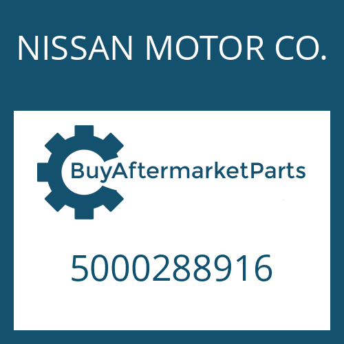 5000288916 NISSAN MOTOR CO. COMPRESSION SPRING