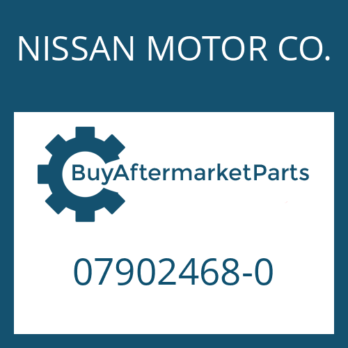 07902468-0 NISSAN MOTOR CO. PRESSURE PART