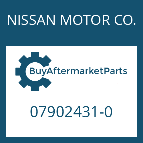 07902431-0 NISSAN MOTOR CO. WASHER