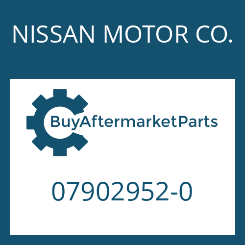 07902952-0 NISSAN MOTOR CO. SYNCHRO.RING