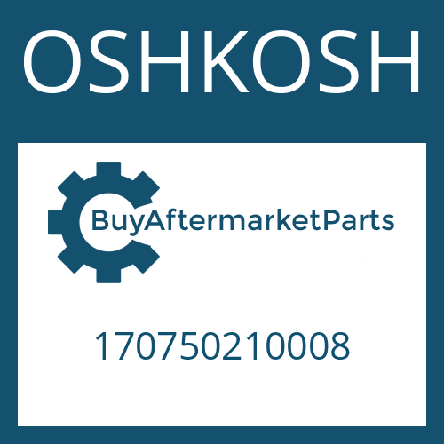 170750210008 OSHKOSH BEARING HOUSING