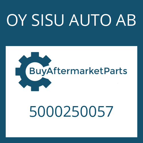 5000250057 OY SISU AUTO AB COVER PLATE