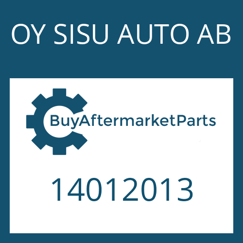 14012013 OY SISU AUTO AB BUSH