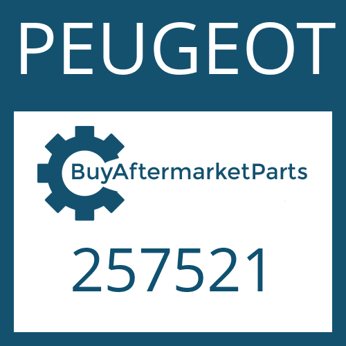 257521 PEUGEOT WASHER