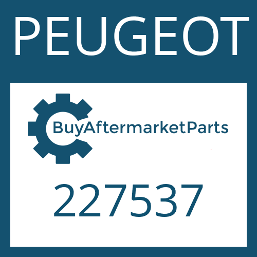 227537 PEUGEOT HEAT EXCHANGER