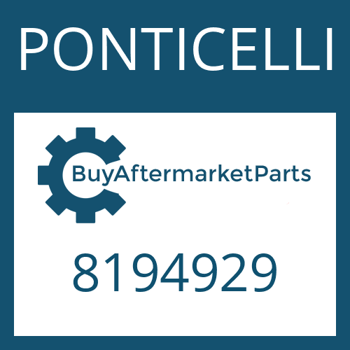 8194929 PONTICELLI CYLINDER ROLLER BEARING