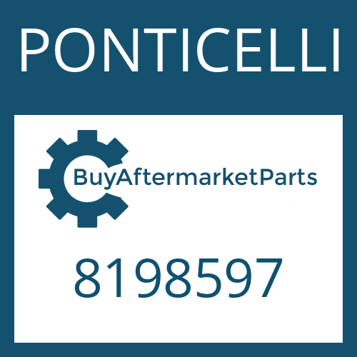 8198597 PONTICELLI HELICAL GEAR