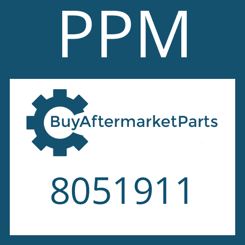 8051911 PPM COVER PLATE