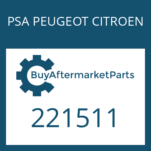 221511 PSA PEUGEOT CITROEN RECTANGULAR RING