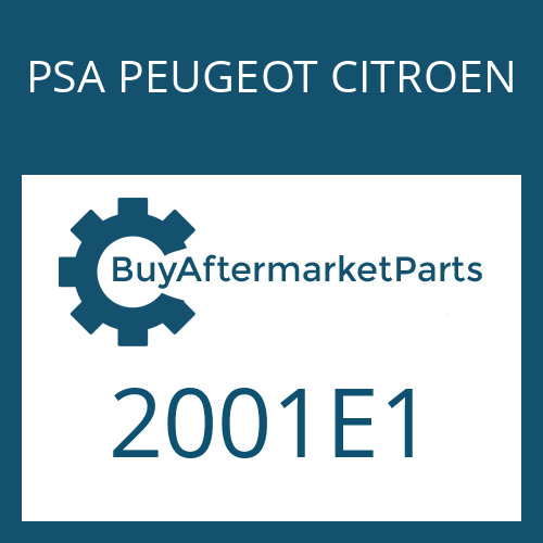 2001E1 PSA PEUGEOT CITROEN WANDLER