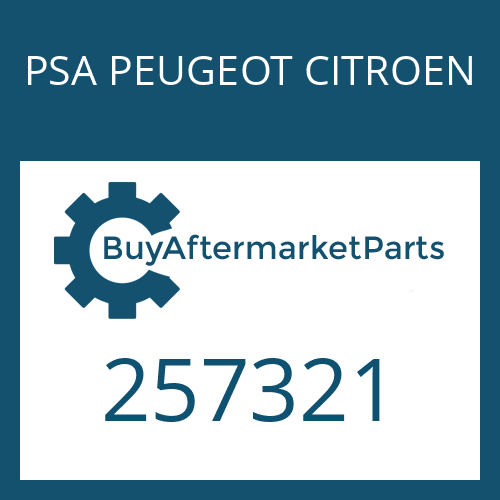 257321 PSA PEUGEOT CITROEN GASKET