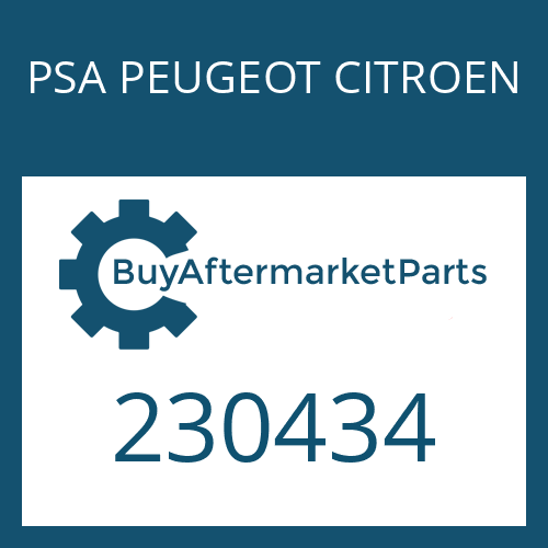 230434 PSA PEUGEOT CITROEN CUP SPRING