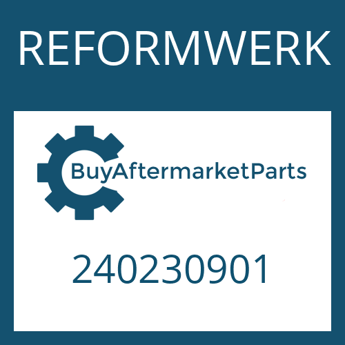 240230901 REFORMWERK BEVEL GEAR SET