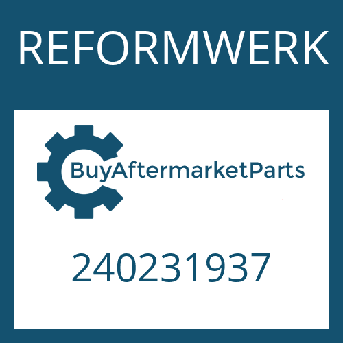 240231937 REFORMWERK PISTON