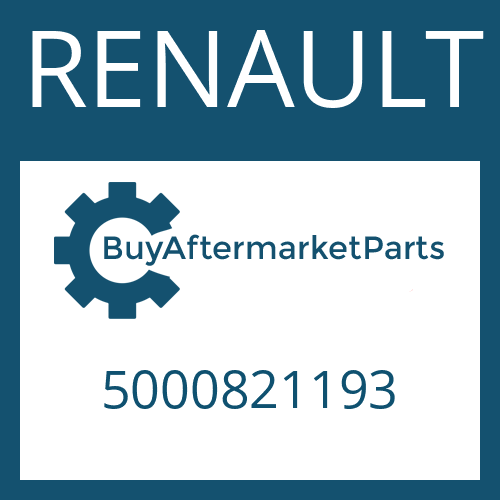 5000821193 RENAULT COUNTING DISC