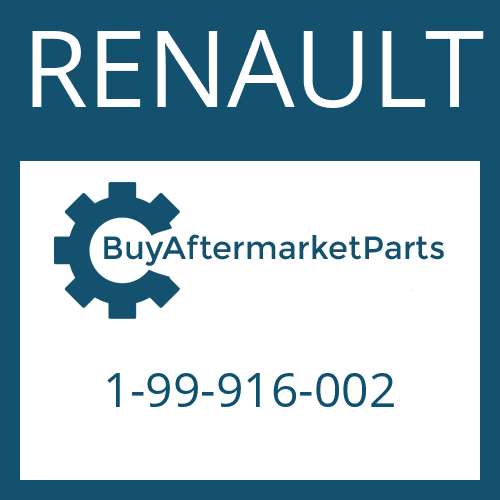 1-99-916-002 RENAULT COVER