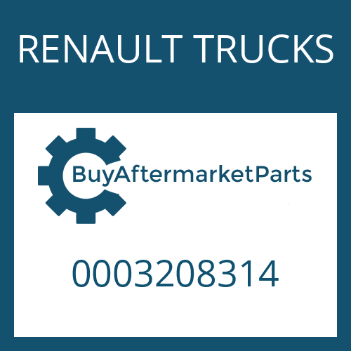 0003208314 RENAULT TRUCKS RETAINING RING