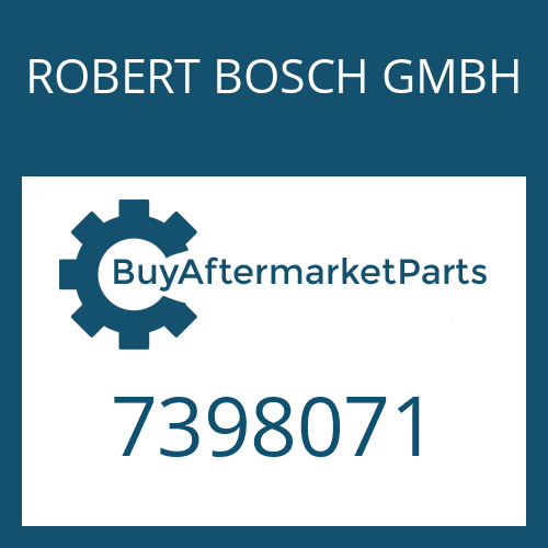 7398071 ROBERT BOSCH GMBH O-RING