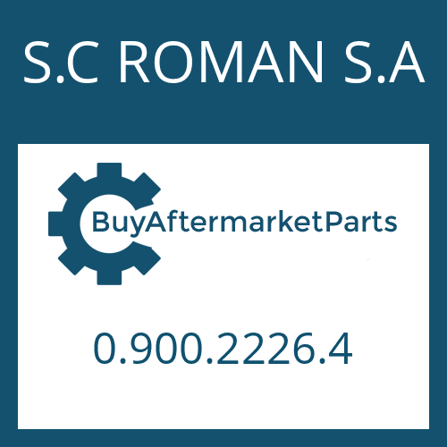 0.900.2226.4 S.C ROMAN S.A SCREW PLUG