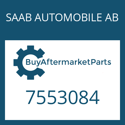 7553084 SAAB AUTOMOBILE AB O.CLUTCH DISC