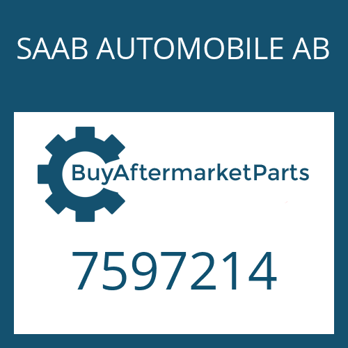 7597214 SAAB AUTOMOBILE AB RING GEAR