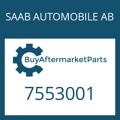 7553001 SAAB AUTOMOBILE AB STOP PLATE