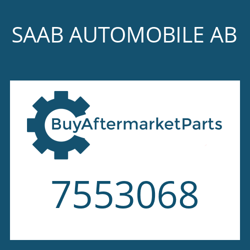 7553068 SAAB AUTOMOBILE AB OUTER CLUTCH DISC