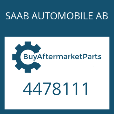 4478111 SAAB AUTOMOBILE AB INTERM.PLATE