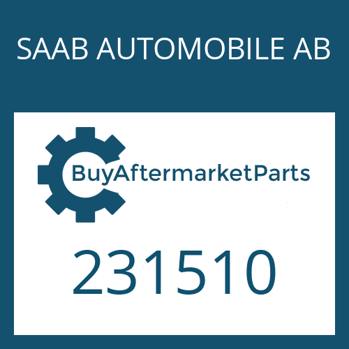 231510 SAAB AUTOMOBILE AB INTERMEDIATE RING